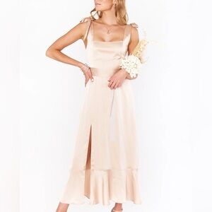 Show Me Your MuMu Blush Maxi Dress